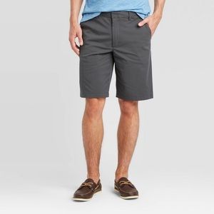 Goodfellow Tech Chino Shorts Charcoal Gray 10.5”